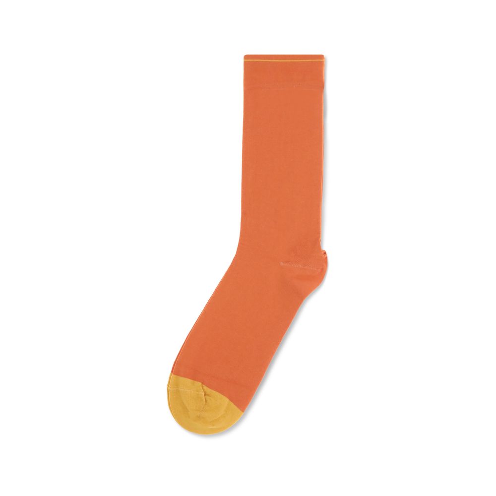 Bonne Maison Orangefarbene Baumwollsocken