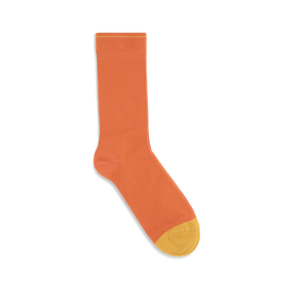 Bonne Maison Orangefarbene Baumwollsocken