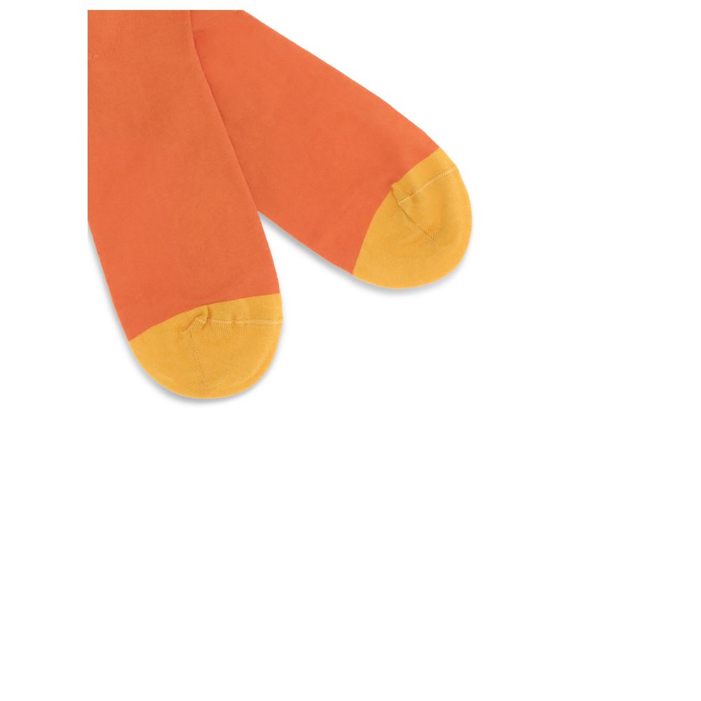 Bonne Maison Orangefarbene Baumwollsocken