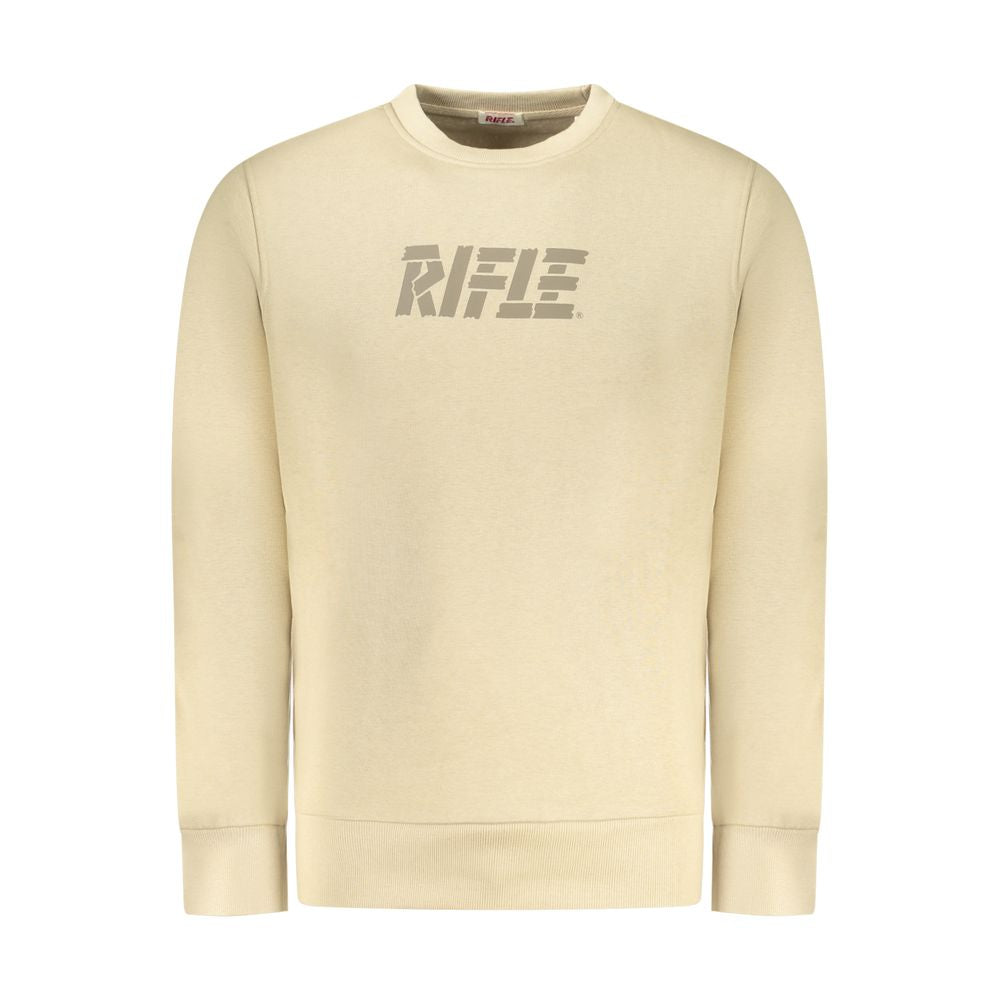 Rifle Beiger Baumwoll-Sweatshirt