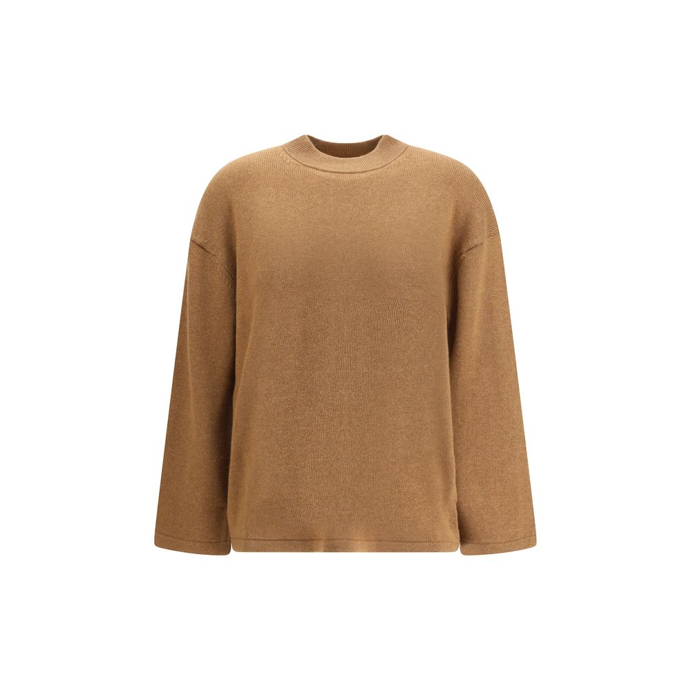 Max Mara Brauner Wollpullover