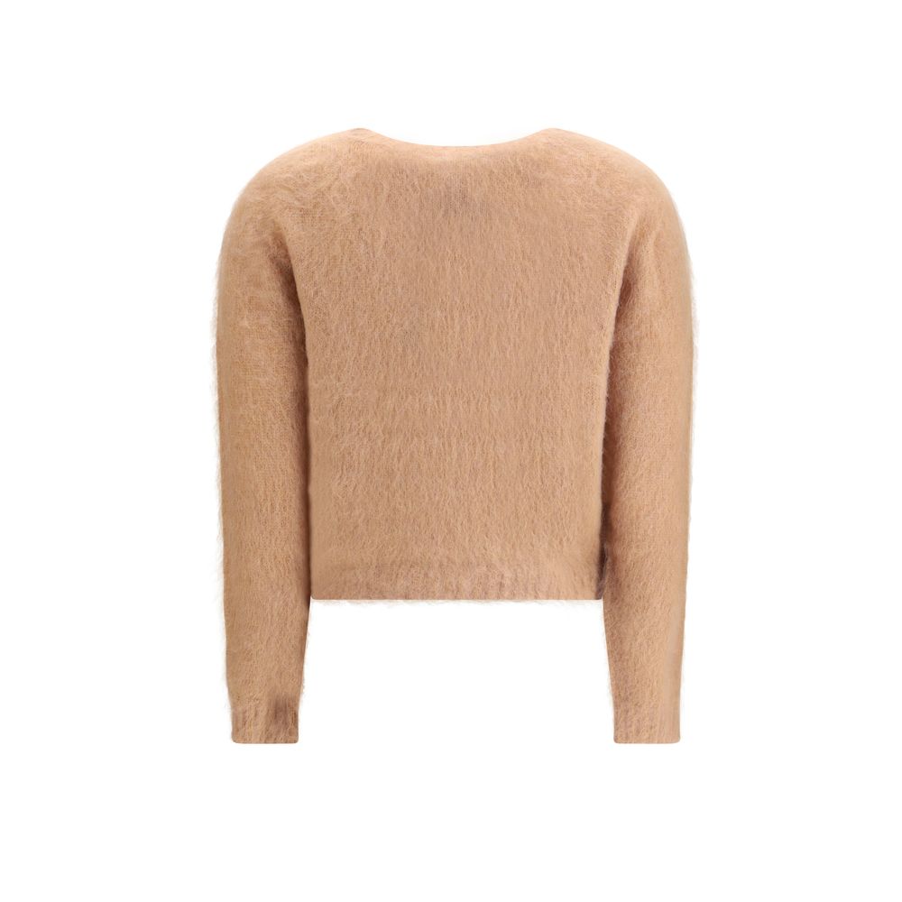 Max Mara Brauner Polyamid-Sweatshirt