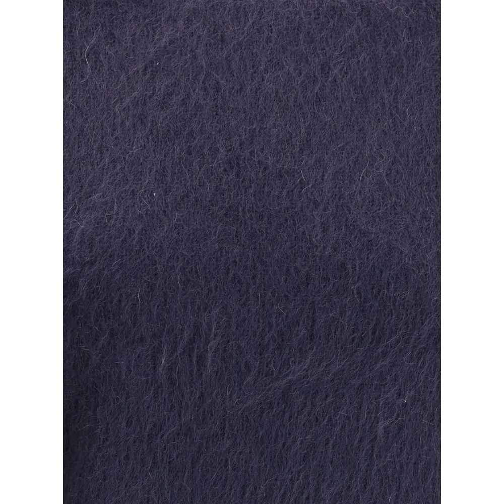 Max Mara Blauer Polyamid-Sweater