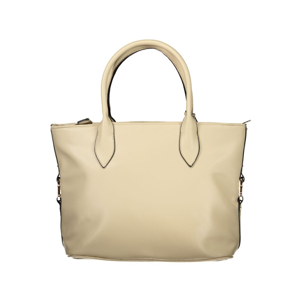 Laura Biagiotti Beige PVC-Handtasche für Damen