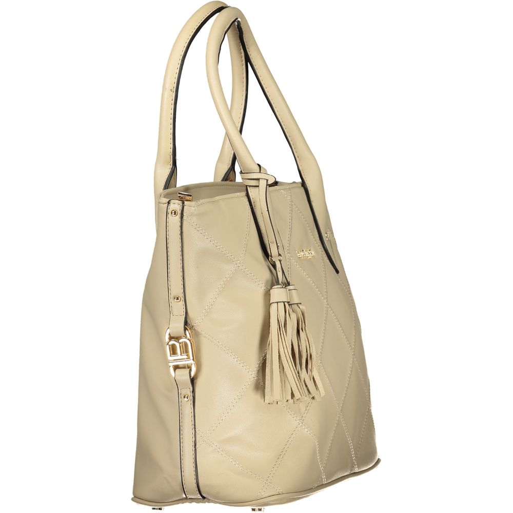 Laura Biagiotti Beige PVC-Handtasche für Damen