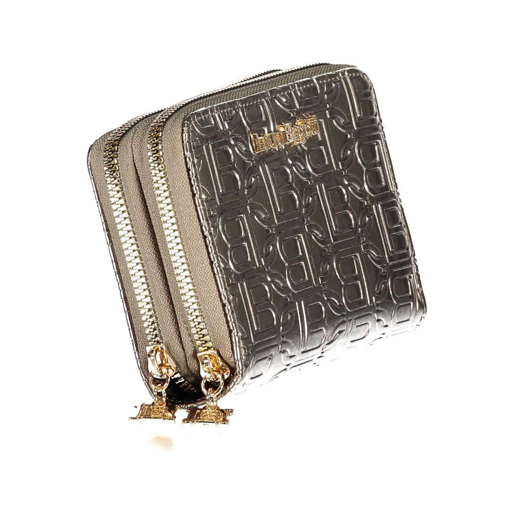 Laura Biagiotti Graue Polyethylen-Geldbörse für Damen