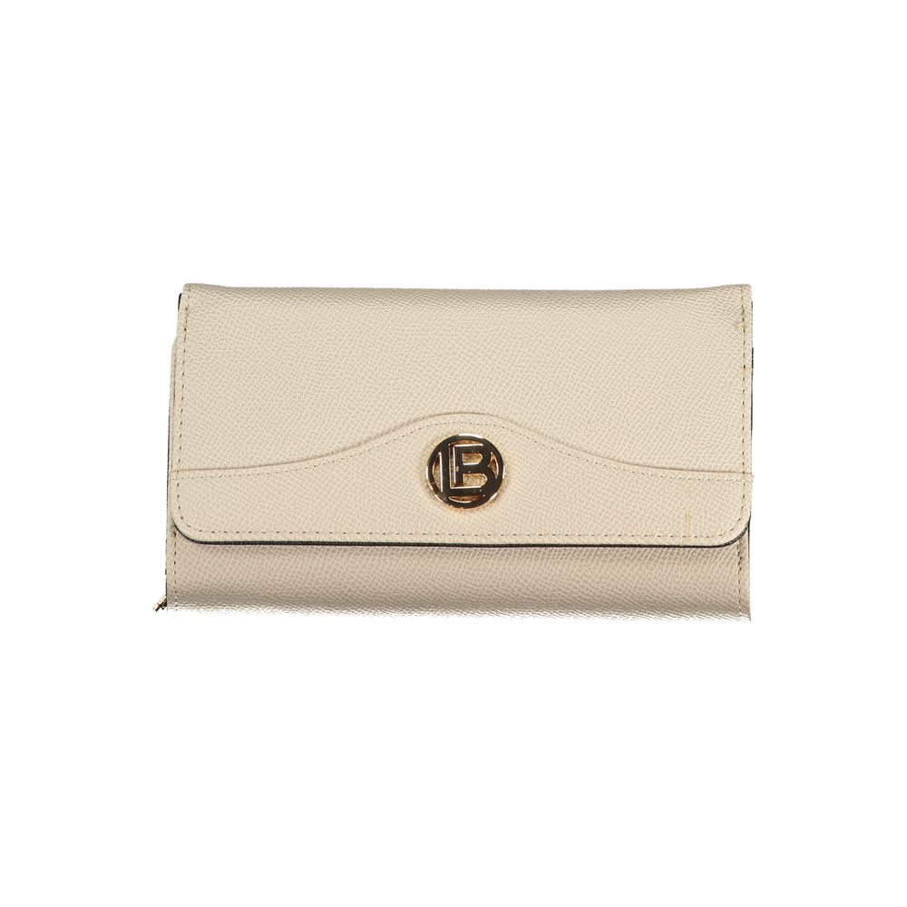 Laura Biagiotti Beige Polyethylen Damen Geldbörse