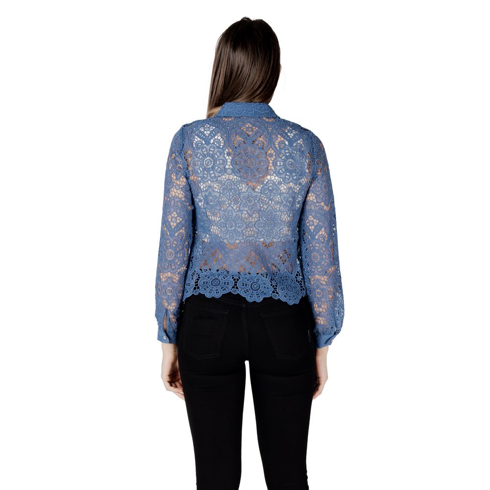 Morgan De Toi Blaue Polyester-Bluse