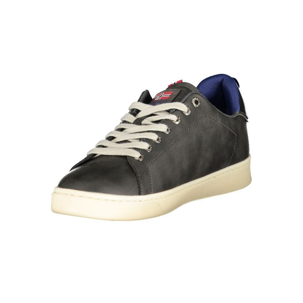 Norway 1963 Black Polyurethane Men Sneaker