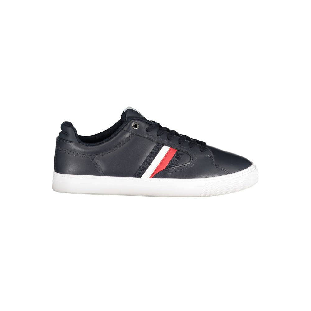 Tommy Hilfiger Blauer Herren-Sneaker aus Leder