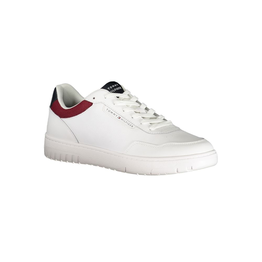 Tommy Hilfiger Weiße Herren-Leder-Sneaker