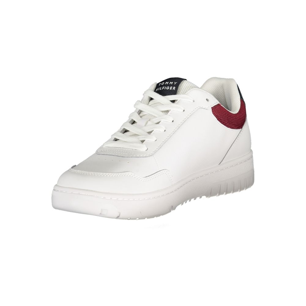 Tommy Hilfiger Weiße Herren-Leder-Sneaker