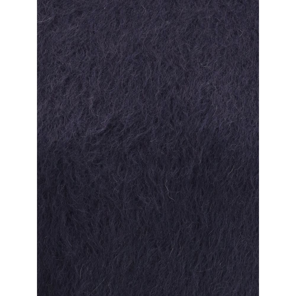 Max Mara Blauer Polyamid-Pullover