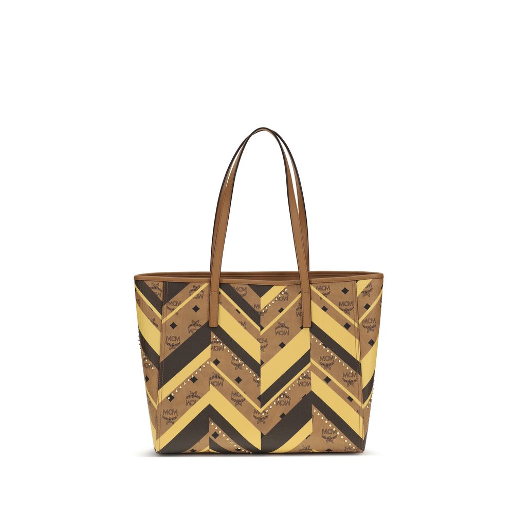 MCM Mehrfarbige Stoffhandtasche