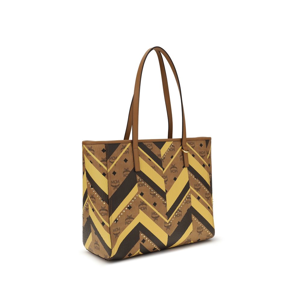 MCM Mehrfarbige Stoffhandtasche