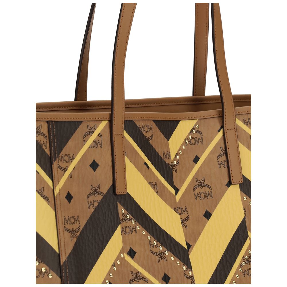 MCM Mehrfarbige Stoffhandtasche