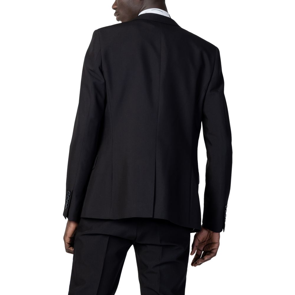 Antony Morato Schwarzer Polyester-Blazer