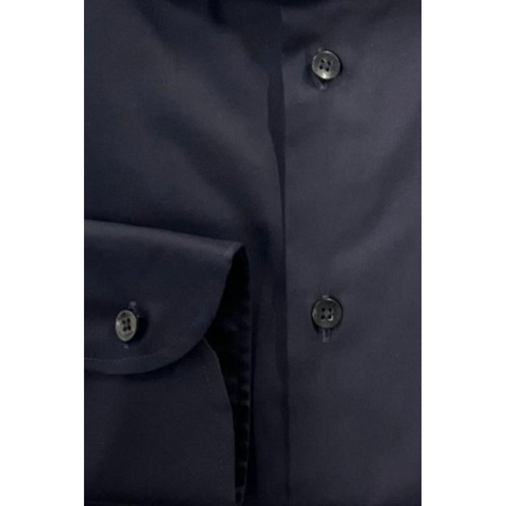 Baldinini Trend Baumwollhemd in Schwarz