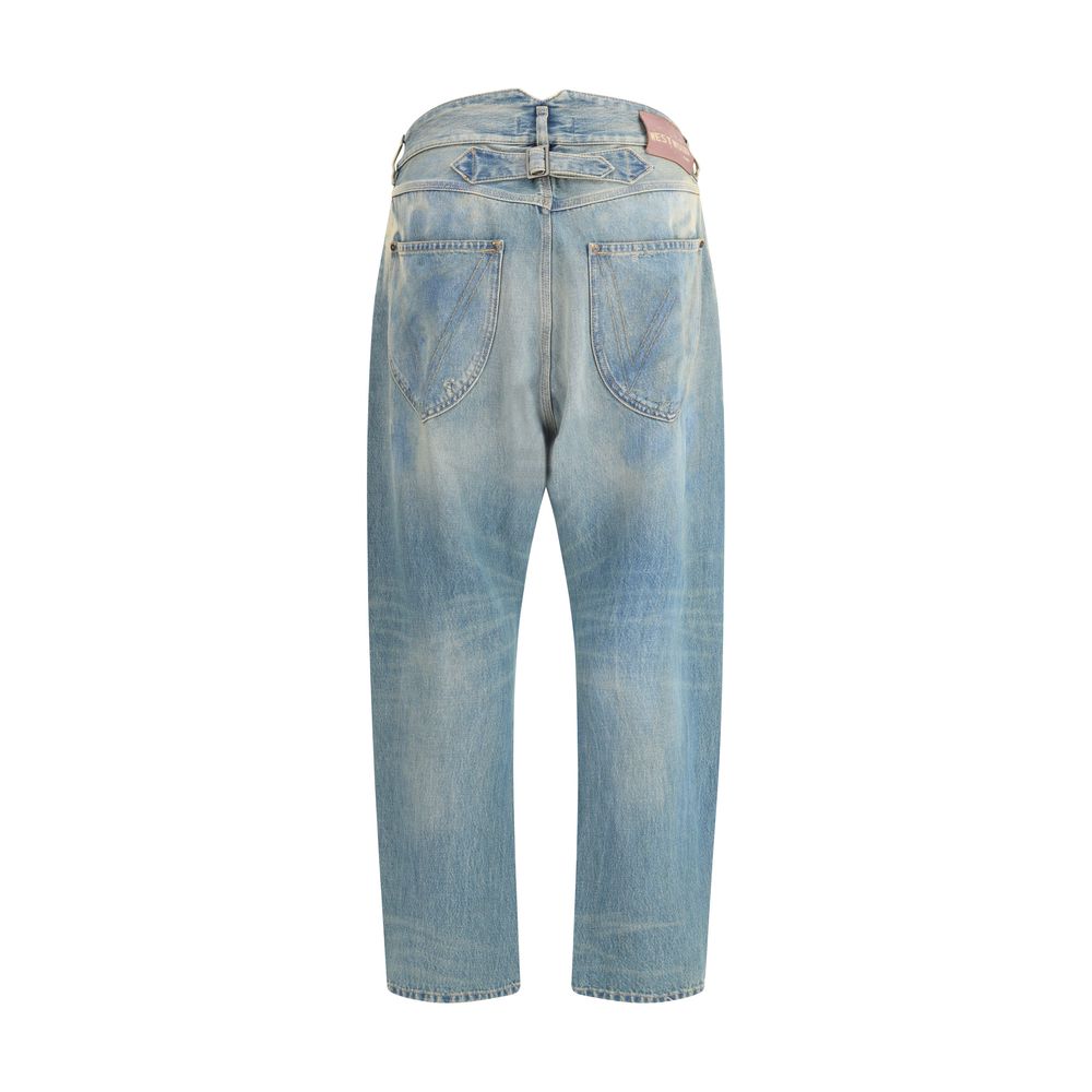 Vivienne Westwood Hellblaue Baumwolljeans mit Relaxed Fit