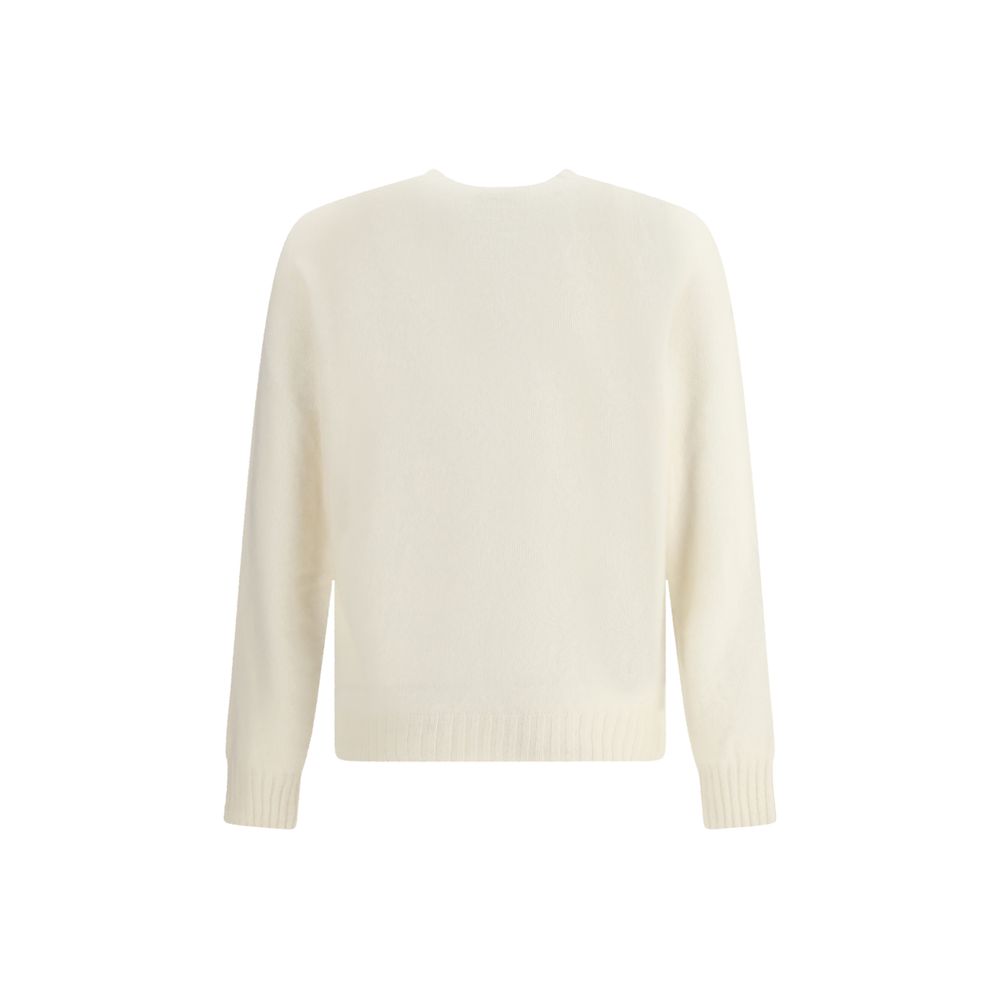 Tom Ford Cremefarbener Kaschmirpullover