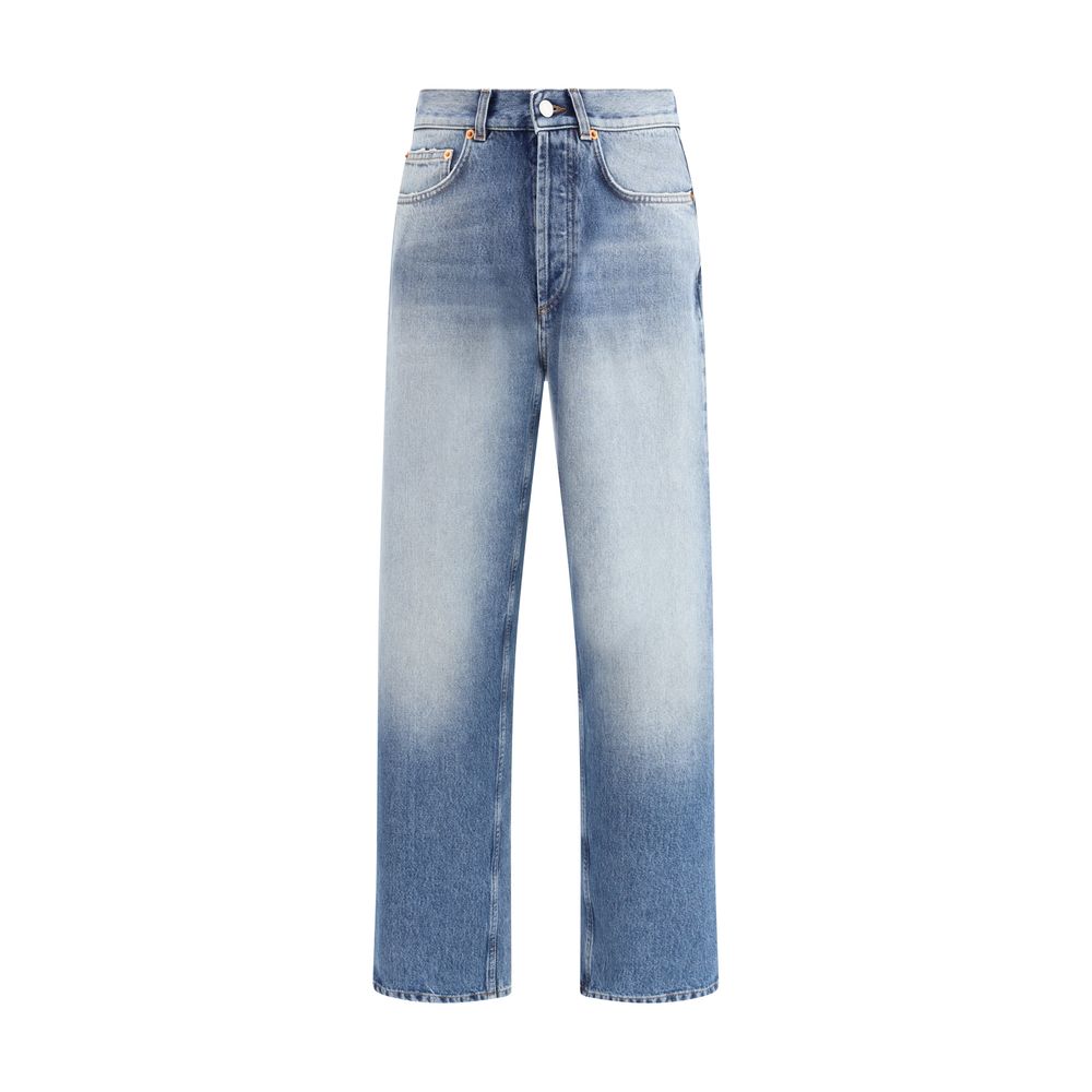 Magliano Blaue Baumwolljeans mit Relaxed Fit