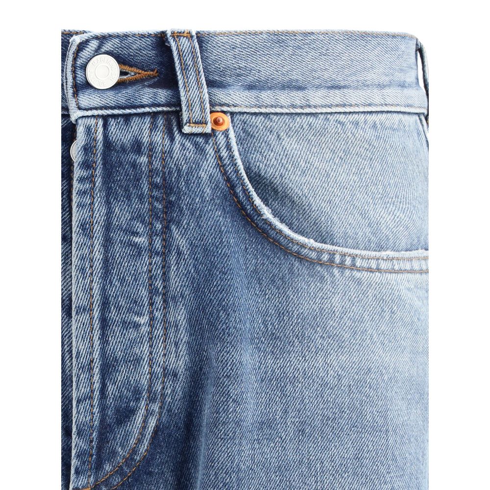 Magliano Blaue Baumwolljeans mit Relaxed Fit