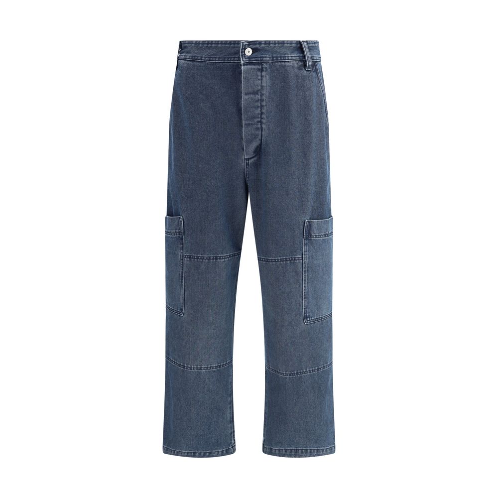 Jacquemus Blaue Baumwolljeans