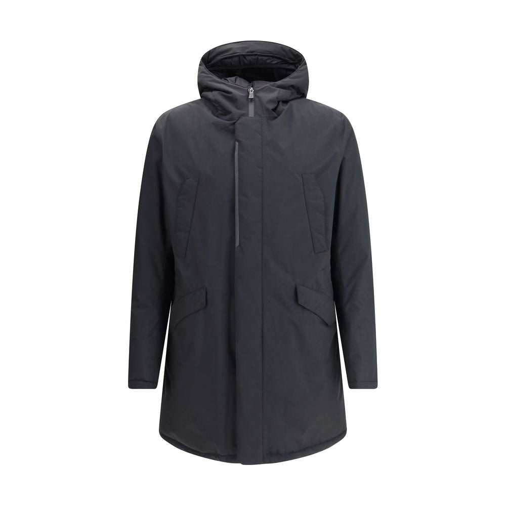 Herno Schwarze Polyester-Parka