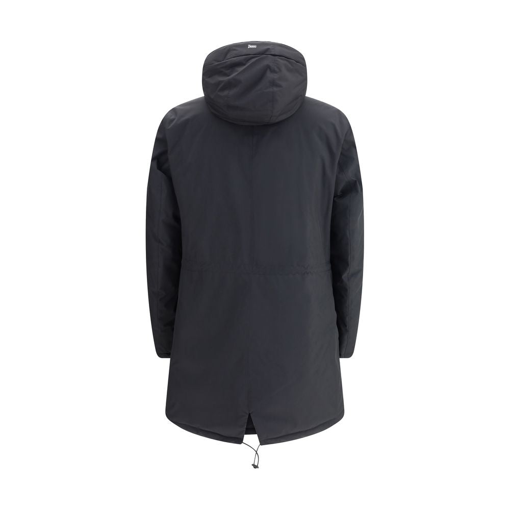 Herno Schwarze Polyester-Parka