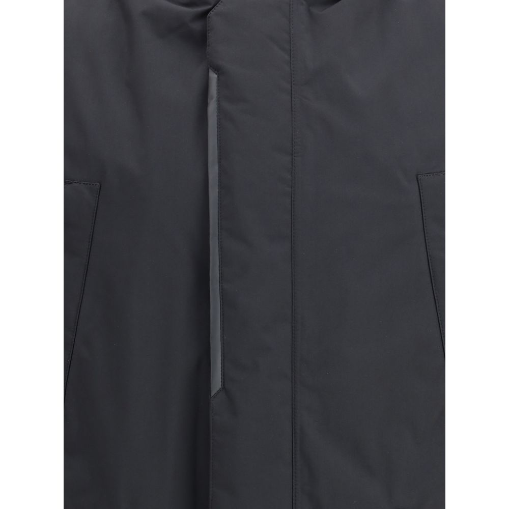 Herno Schwarze Polyester-Parka