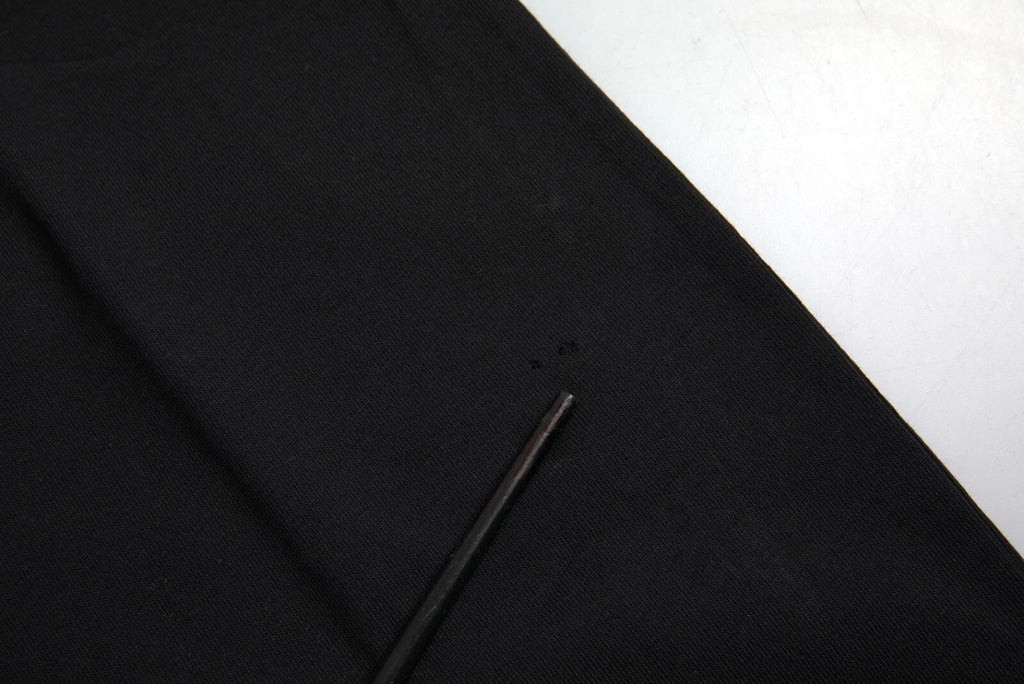 Balenciaga Schwarzes Baumwoll-T-Shirt mit Rundhalsausschnitt und Logo-Print