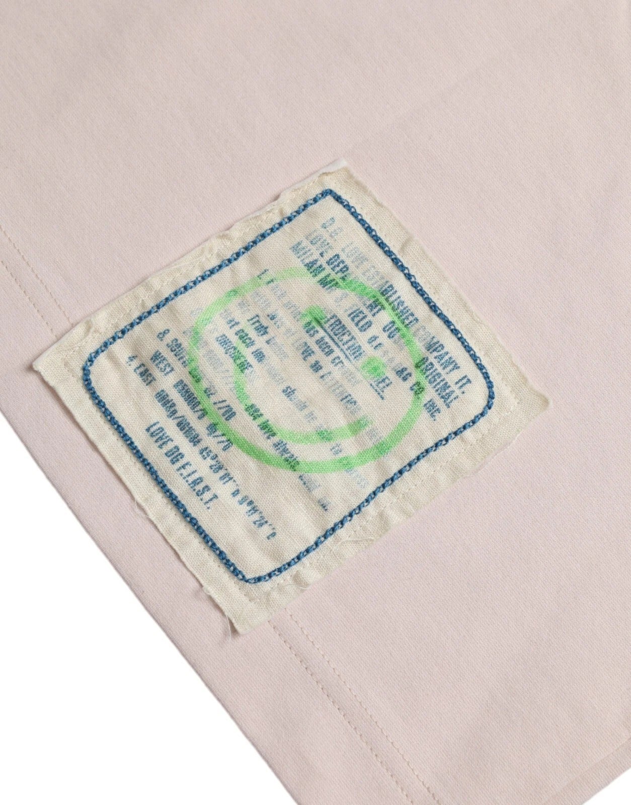 Dolce & Gabbana Beigefarbenes Cosmic Love Baumwoll-T-Shirt mit Rundhalsausschnitt