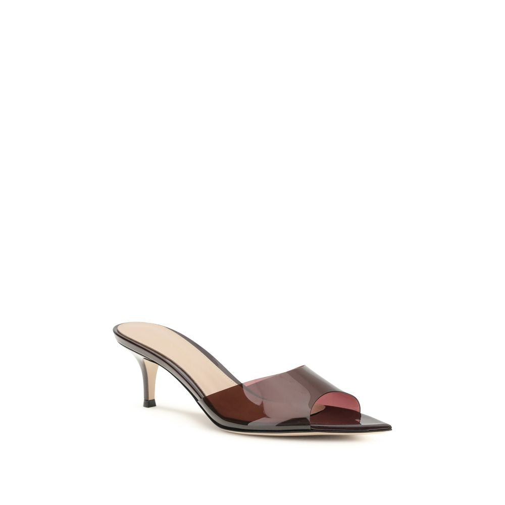Gianvito Rossi Bordeaux-Stilettos aus Polyurethan