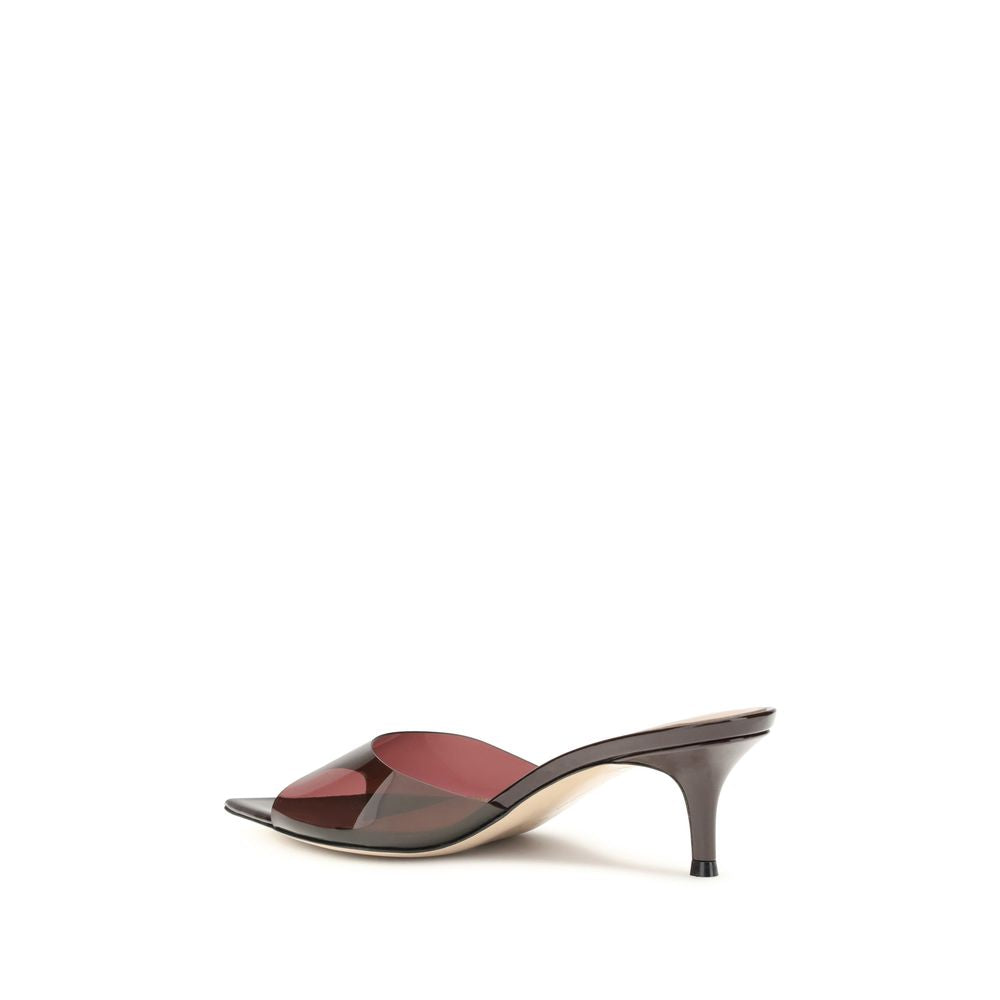 Gianvito Rossi Bordeaux-Stilettos aus Polyurethan
