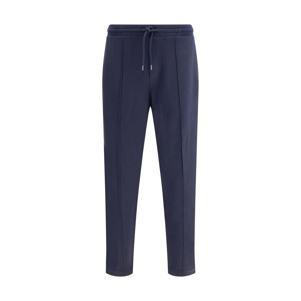 Brunello Cucinelli Blaue Kaschmir-Jogginghose