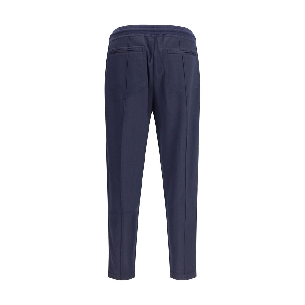 Brunello Cucinelli Blaue Kaschmir-Jogginghose