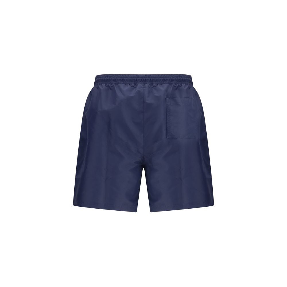 Brunello Cucinelli Blaue Badeshorts aus Polyester