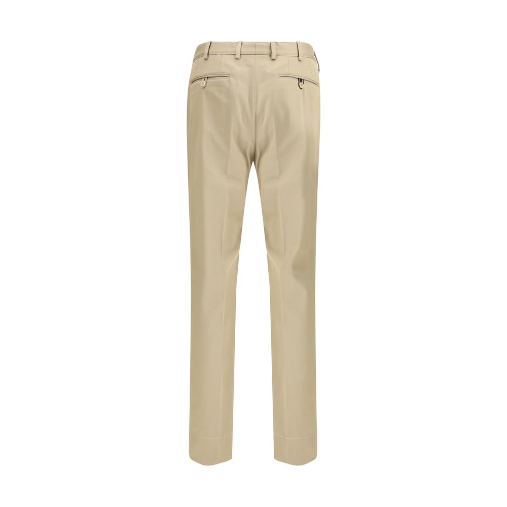 Brioni Baumwoll-Chino-Hose im Bicolor-Design