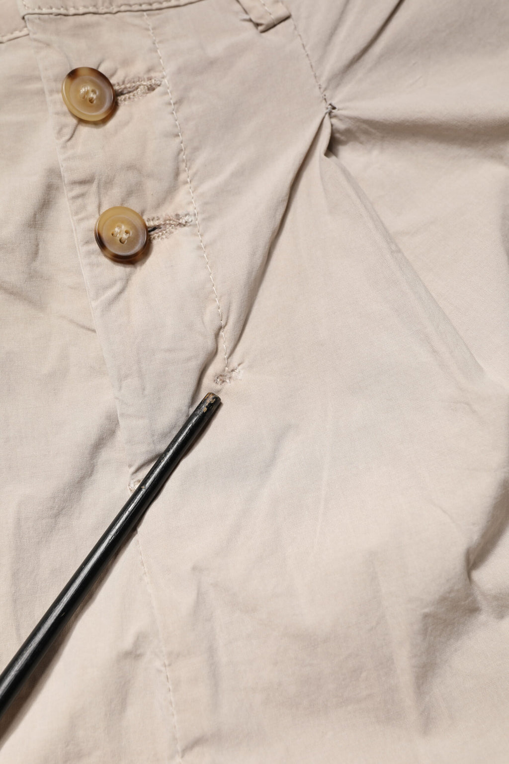 Daniele Alessandrini Beigefarbene Baumwoll-Stretch-Slim-Fit-Jeans