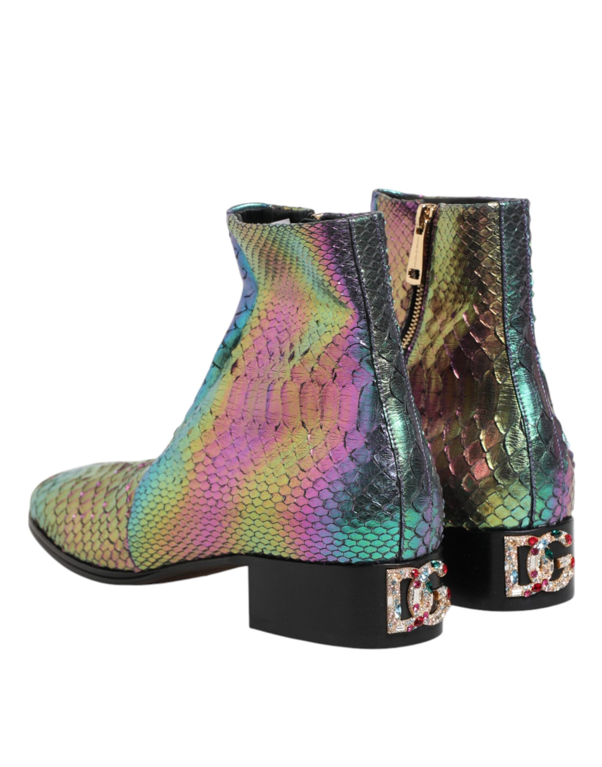 Dolce & Gabbana Bunte Chelsea-Stiefeletten