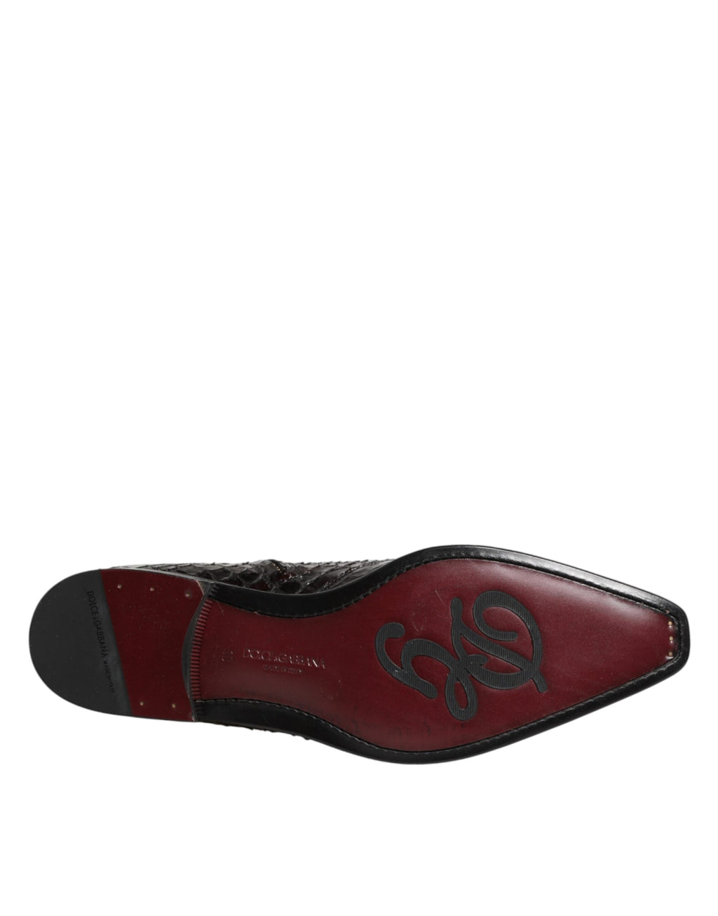 Dolce & Gabbana Bordeaux Chelsea-Stiefeletten für Herren