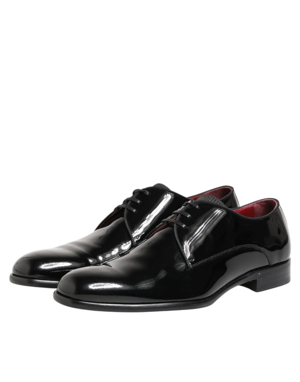 Dolce & Gabbana Schwarze Derby-Schuhe aus Kalbsleder für Herren