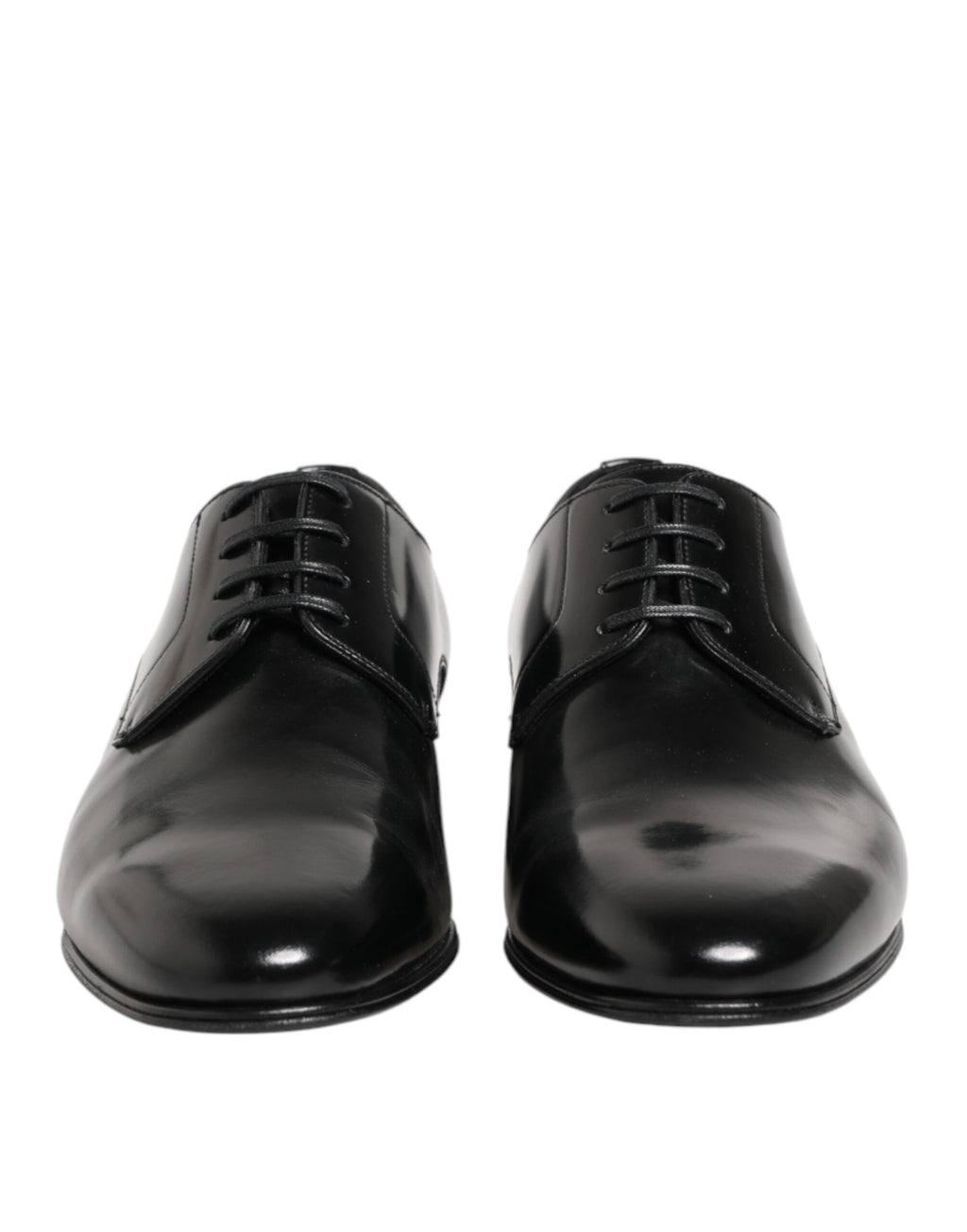 Dolce & Gabbana Schwarze Derby-Schuhe aus Kalbsleder für Herren