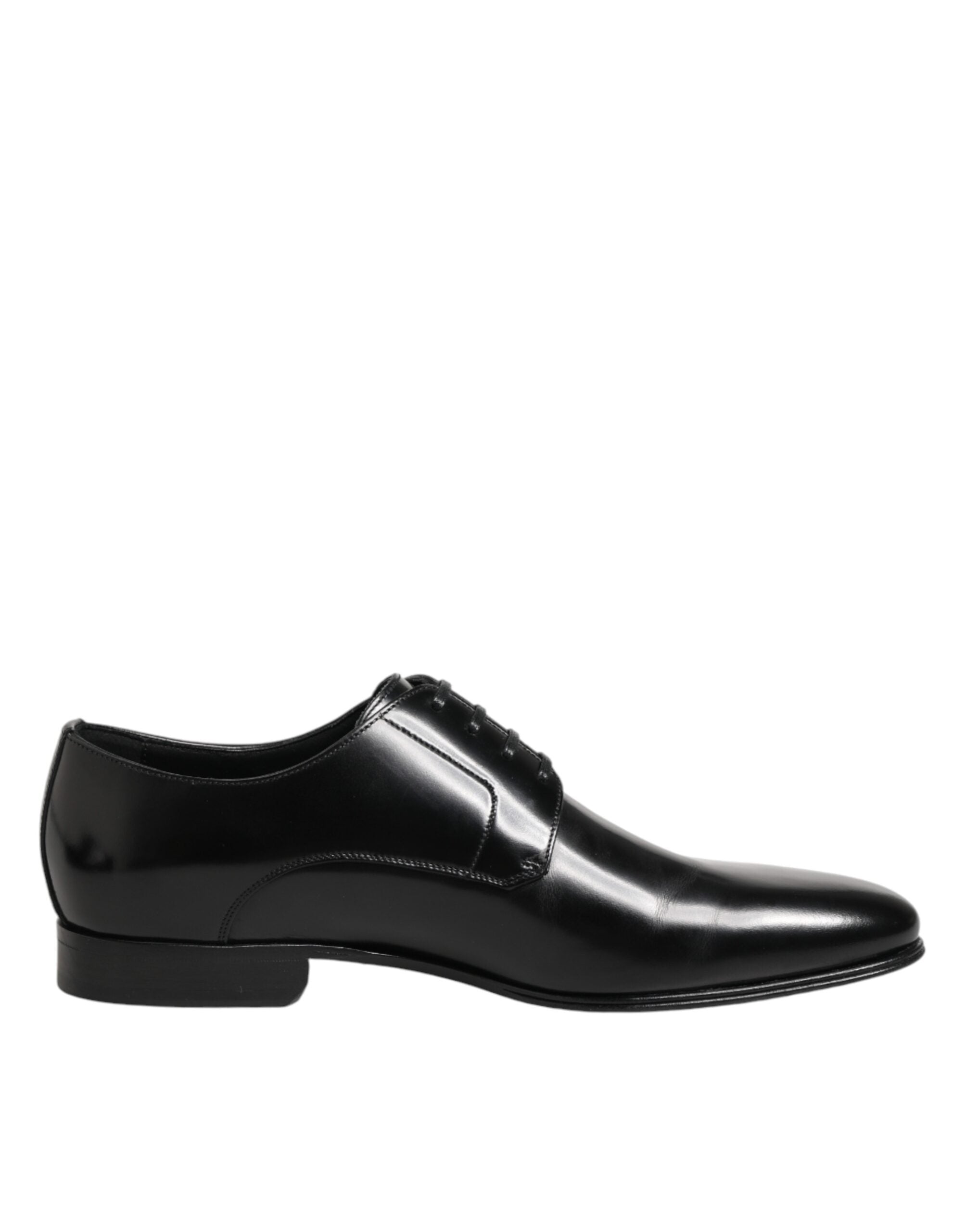 Dolce & Gabbana Schwarze Derby-Schuhe aus Kalbsleder für Herren