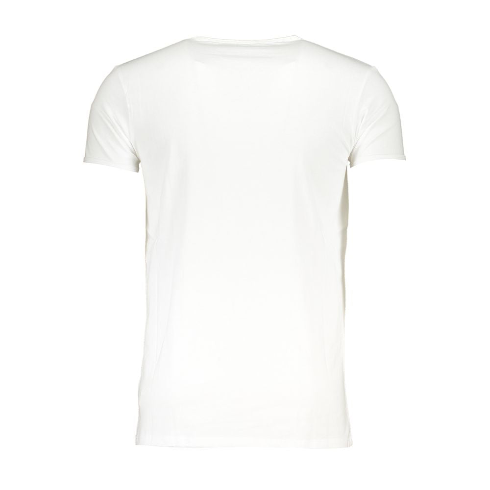 Cavalli Class Baumwoll-T-Shirt in Weiß