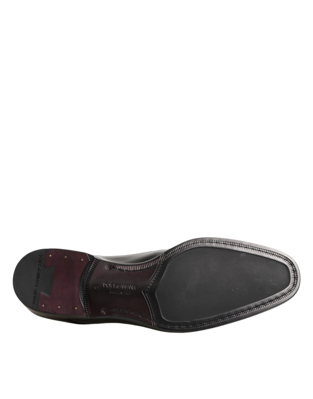 Dolce & Gabbana Schwarze Derby-Schnürschuhe aus Kalbsleder