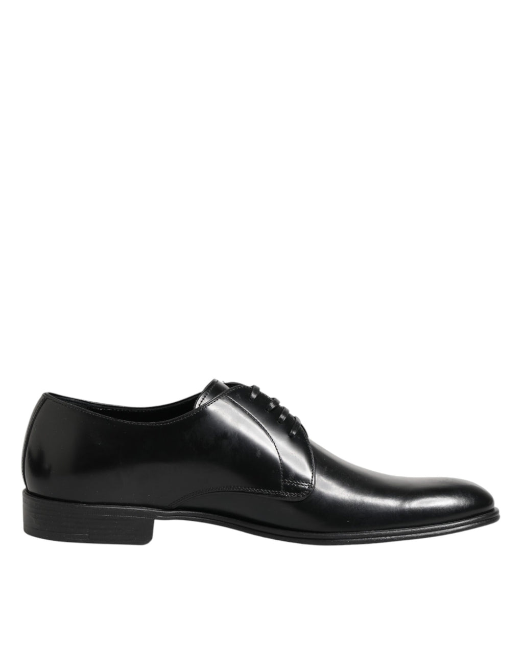 Dolce & Gabbana Schwarze Derby-Schnürschuhe aus Kalbsleder