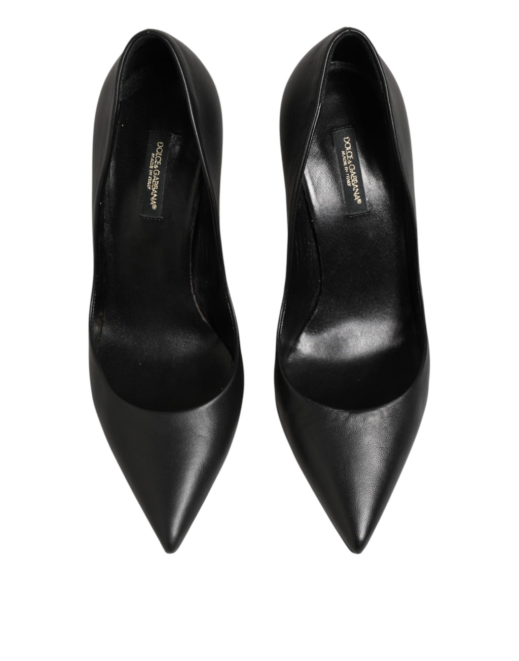 Dolce & Gabbana Schwarze Lackleder-Pumps mit hohem Absatz