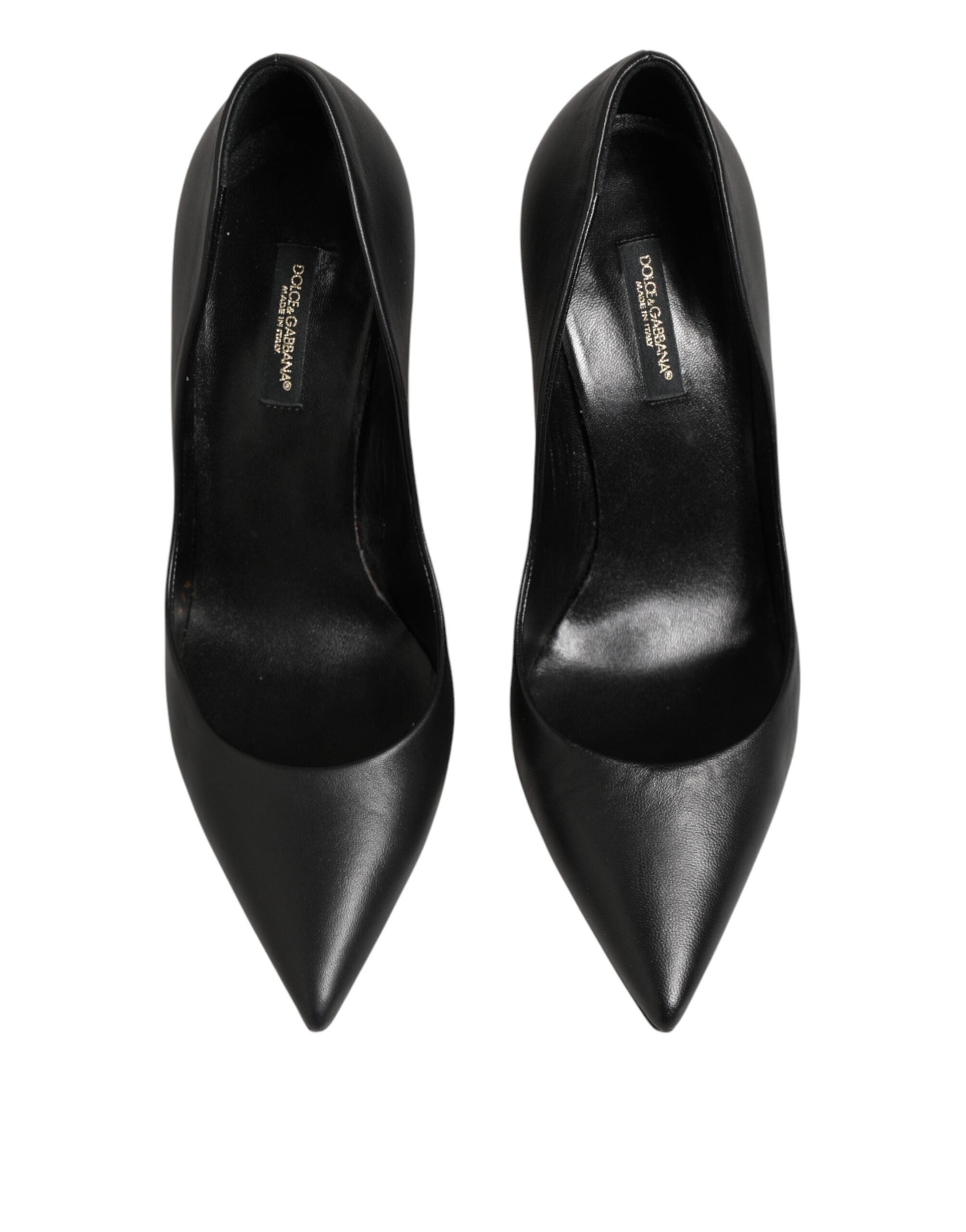 Dolce & Gabbana Schwarze Lackleder-Pumps mit hohem Absatz