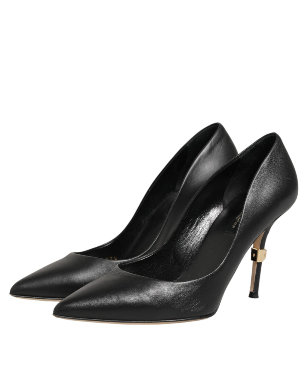 Dolce & Gabbana Schwarze Lackleder-Pumps mit hohem Absatz
